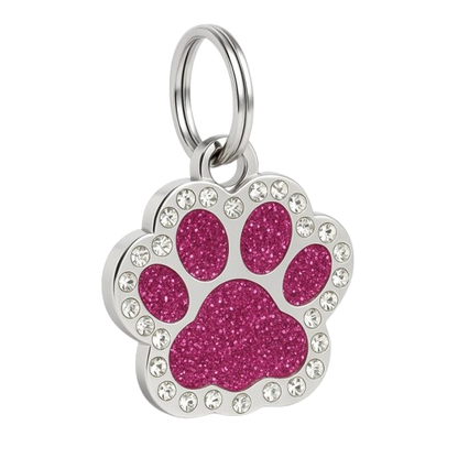 Sparkling Crystal ID Tag