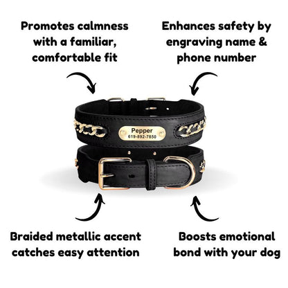 Official Calming Doggo Collar (Braided Metal Edition 2025)